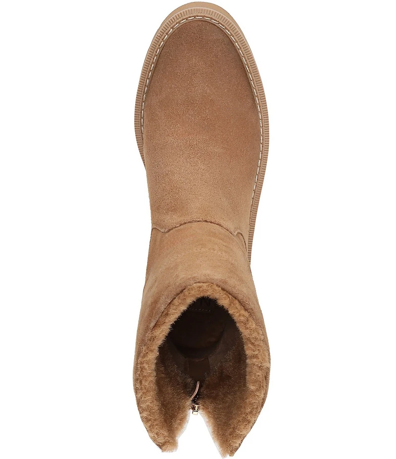 Naturalizer Sense Suede Faux Fur Lined Booties