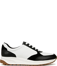 Naturalizer Shay Leather and Suede Lace Up Sneakers