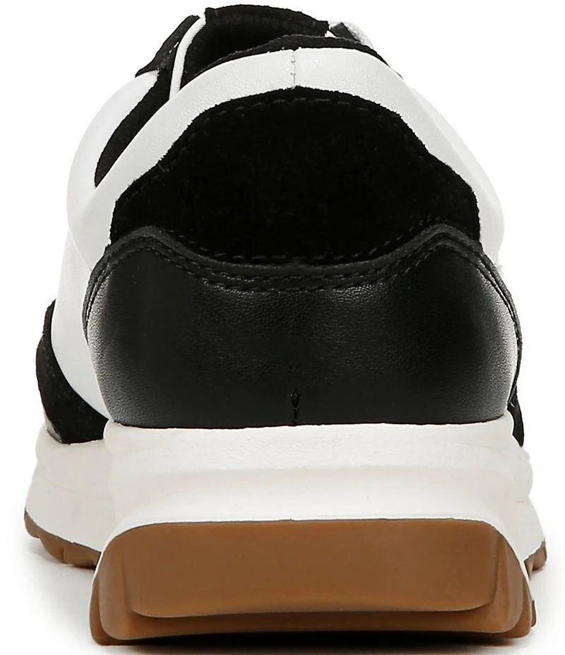 Naturalizer Shay Leather and Suede Lace Up Sneakers