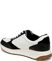 Naturalizer Shay Leather and Suede Lace Up Sneakers