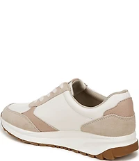 Naturalizer Shay Leather and Suede Lace Up Sneakers