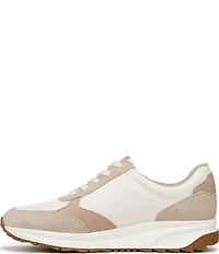 Naturalizer Shay Leather and Suede Lace Up Sneakers