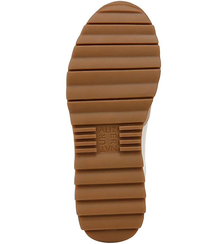 Naturalizer Shay Leather and Suede Lace Up Sneakers