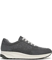 Naturalizer Shay Wool and Suede Lace Up Sneakers