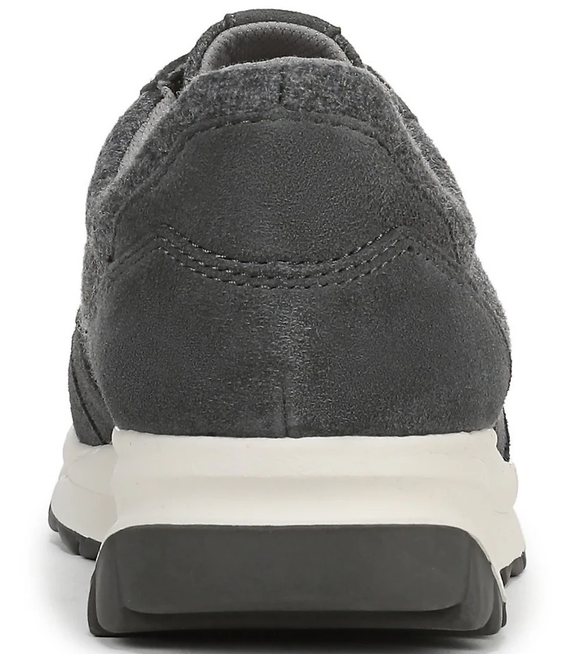 Naturalizer Shay Wool and Suede Lace Up Sneakers