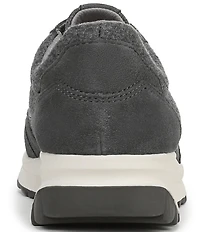 Naturalizer Shay Wool and Suede Lace Up Sneakers