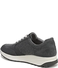 Naturalizer Shay Wool and Suede Lace Up Sneakers