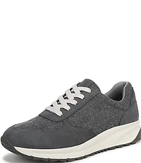 Naturalizer Shay Wool and Suede Lace Up Sneakers