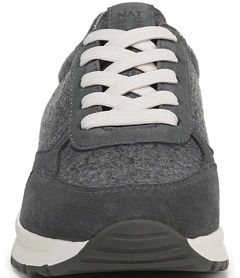 Naturalizer Shay Wool and Suede Lace Up Sneakers