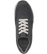 Naturalizer Shay Wool and Suede Lace Up Sneakers