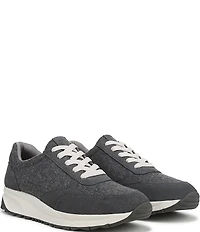 Naturalizer Shay Wool and Suede Lace Up Sneakers