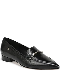 Naturalizer Sheila Leather Bar Hardware Loafers