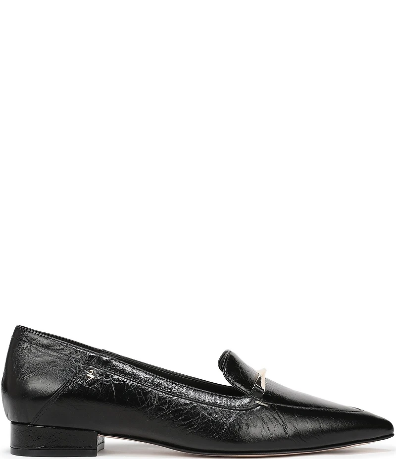 Naturalizer Sheila Leather Bar Hardware Loafers