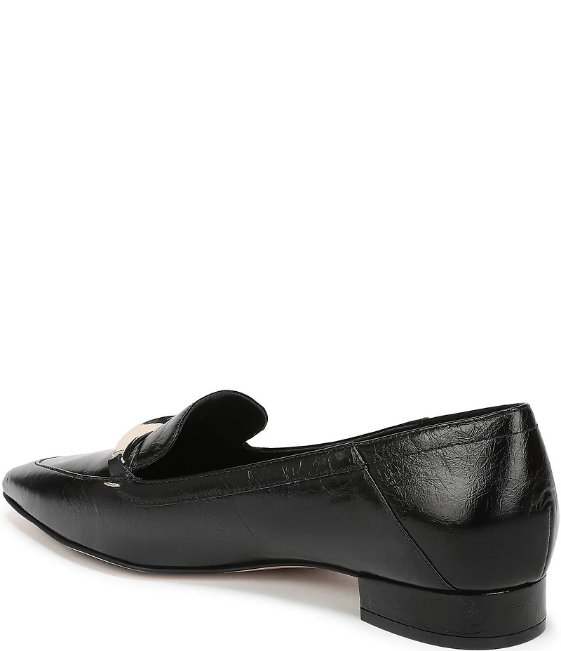 Naturalizer Sheila Leather Bar Hardware Loafers