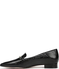 Naturalizer Sheila Leather Bar Hardware Loafers