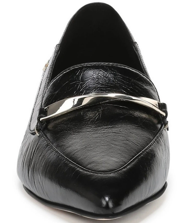 Naturalizer Sheila Leather Bar Hardware Loafers