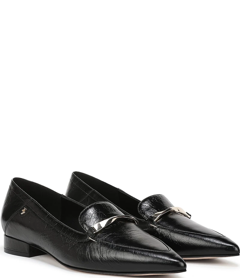 Naturalizer Sheila Leather Bar Hardware Loafers