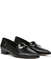 Naturalizer Sheila Leather Bar Hardware Loafers
