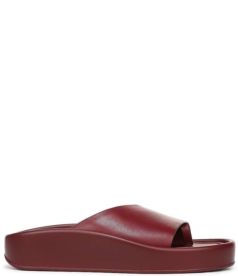 Naturalizer So-Fly Leather Banded Platform Slide Sandals