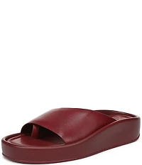 Naturalizer So-Fly Leather Banded Platform Slide Sandals