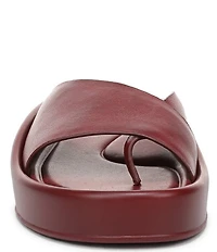 Naturalizer So-Fly Leather Banded Platform Slide Sandals