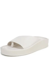 Naturalizer So-Fly Leather Banded Platform Slide Sandals