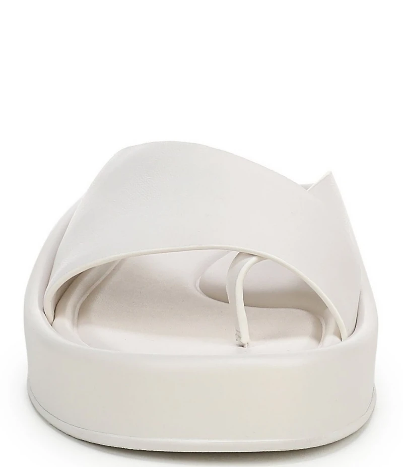 Naturalizer So-Fly Leather Banded Platform Slide Sandals