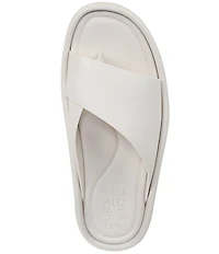 Naturalizer So-Fly Leather Banded Platform Slide Sandals