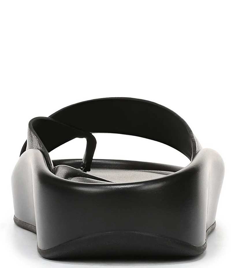 Naturalizer So-Fly Leather Banded Platform Slide Sandals