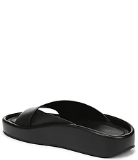 Naturalizer So-Fly Leather Banded Platform Slide Sandals