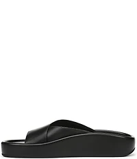 Naturalizer So-Fly Leather Banded Platform Slide Sandals