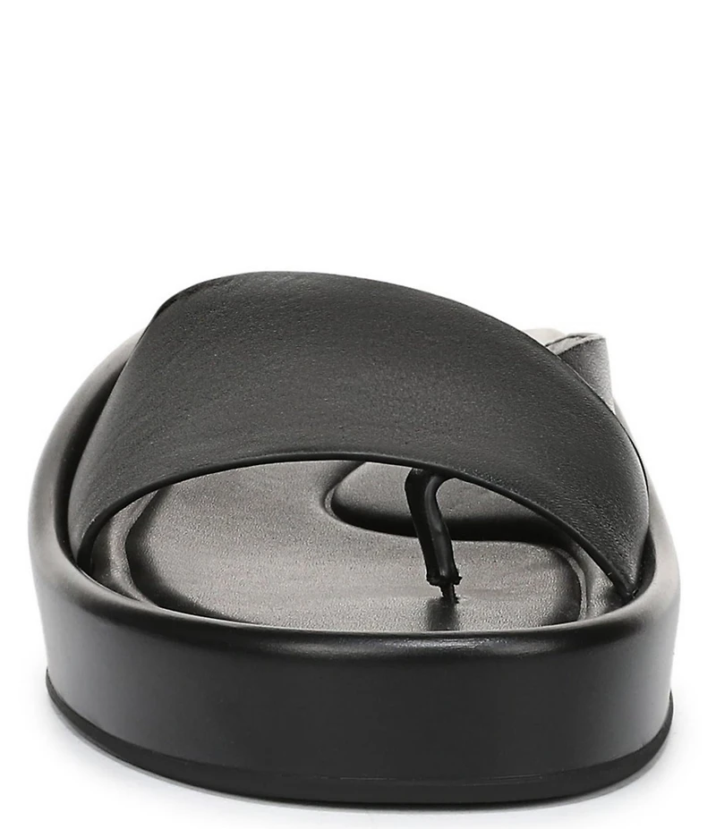 Naturalizer So-Fly Leather Banded Platform Slide Sandals