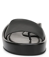 Naturalizer So-Fly Leather Banded Platform Slide Sandals