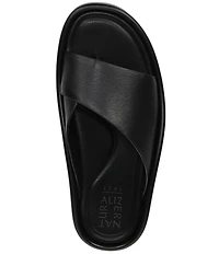 Naturalizer So-Fly Leather Banded Platform Slide Sandals