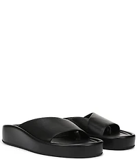 Naturalizer So-Fly Leather Banded Platform Slide Sandals