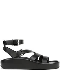 Naturalizer So-Sweet Leather Strappy Platform Sandals