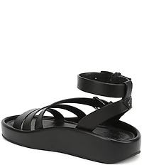 Naturalizer So-Sweet Leather Strappy Platform Sandals