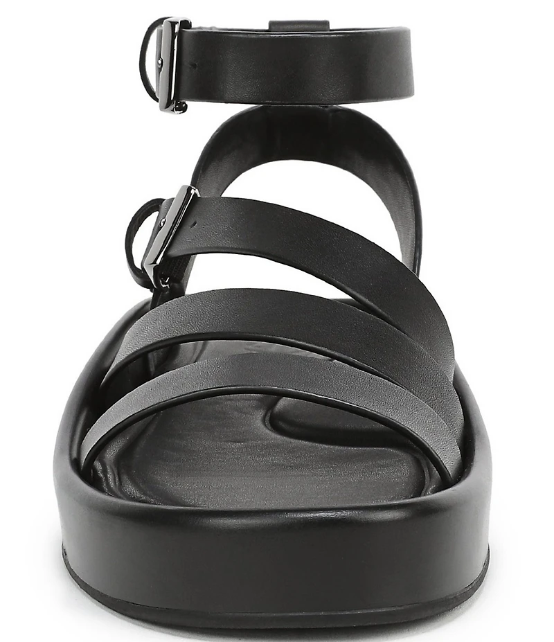 Naturalizer So-Sweet Leather Strappy Platform Sandals