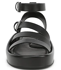 Naturalizer So-Sweet Leather Strappy Platform Sandals