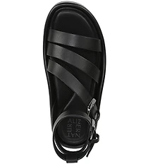 Naturalizer So-Sweet Leather Strappy Platform Sandals