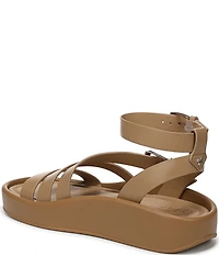 Naturalizer So-Sweet Leather Strappy Platform Sandals