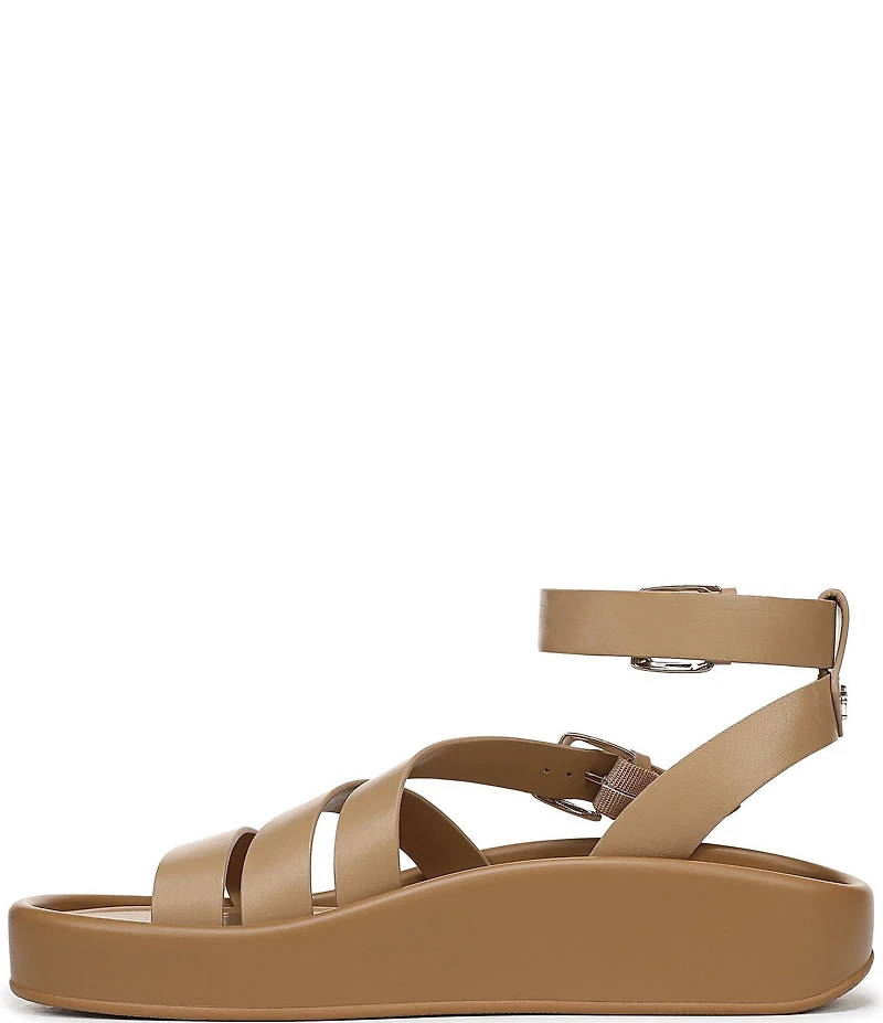 Naturalizer So-Sweet Leather Strappy Platform Sandals