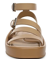 Naturalizer So-Sweet Leather Strappy Platform Sandals