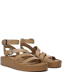 Naturalizer So-Sweet Leather Strappy Platform Sandals