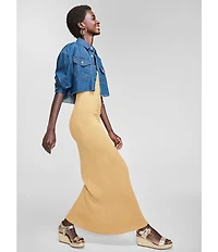 Naturalizer Stella Leather Anke Wrap Sandal Platform Espadrille Wedges