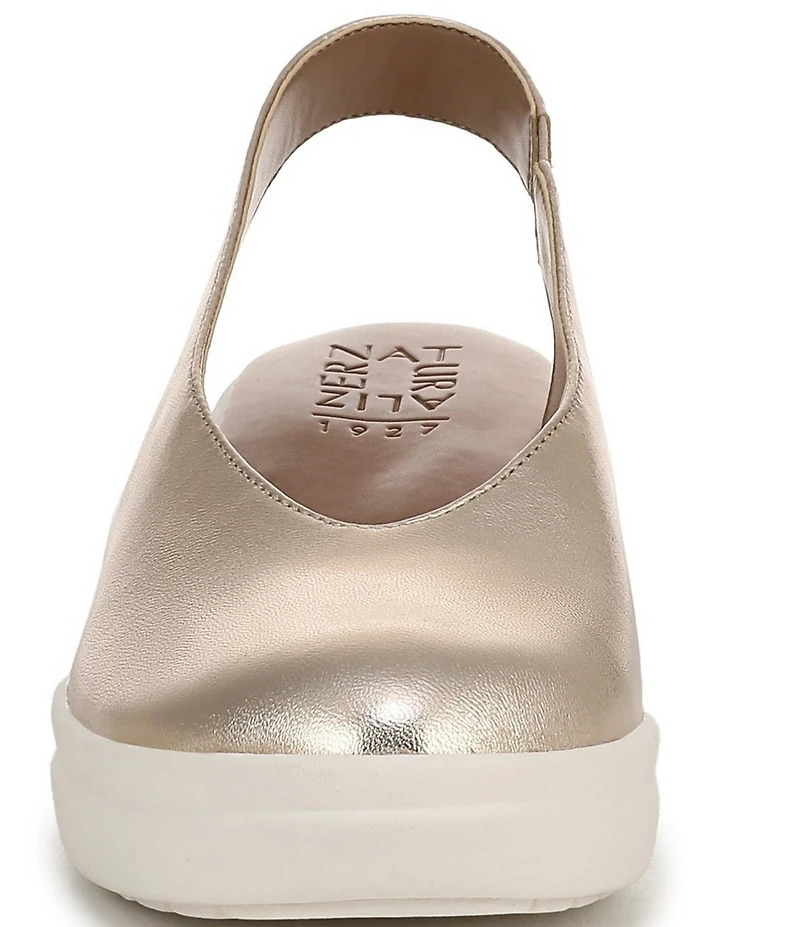 Naturalizer Sutton Leather Slingback Wedge Pumps