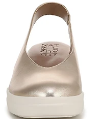 Naturalizer Sutton Leather Slingback Wedge Pumps