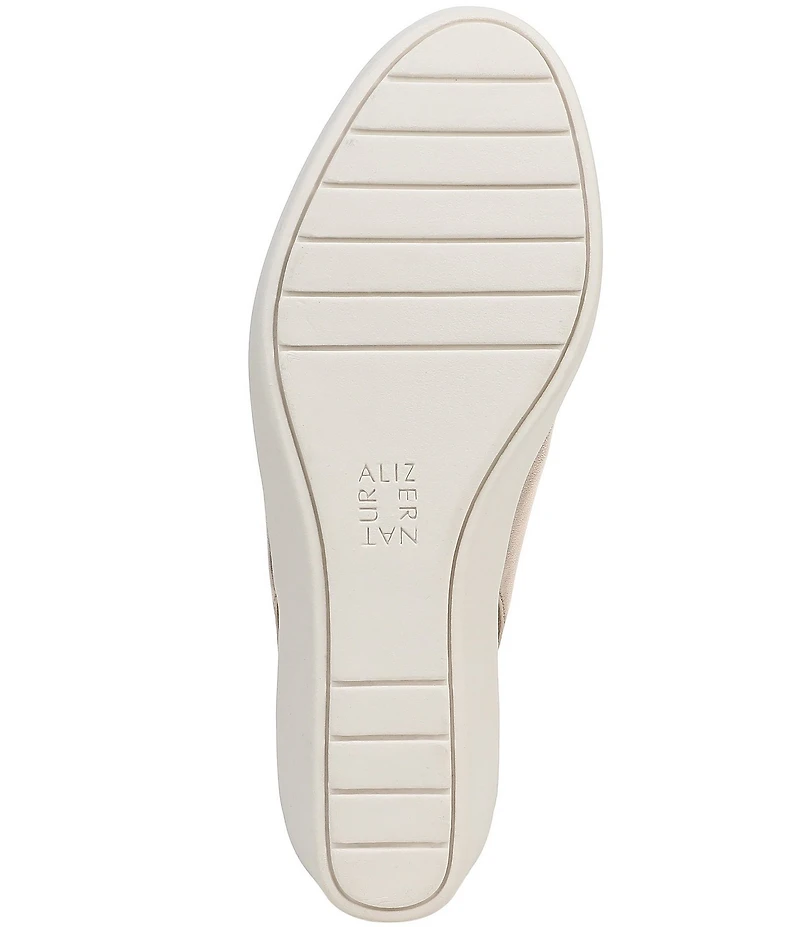 Naturalizer Sutton Leather Slingback Wedge Pumps