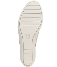 Naturalizer Sutton Leather Slingback Wedge Pumps