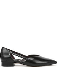 Naturalizer Sydney Leather Cutout Pointed Toe Dress Flats